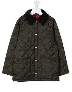 Пуховик на пуговицах Barbour kids