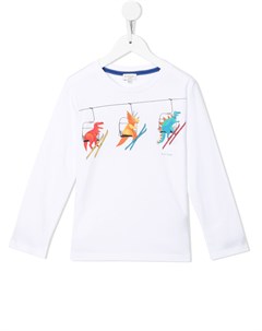 Футболка с длинными рукавами и логотипом Paul smith junior