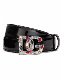 Ремень с пряжкой логотипом Dolce&gabbana