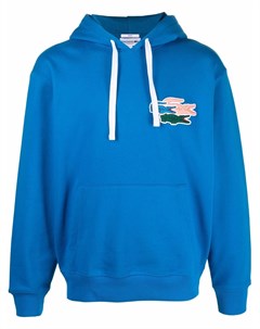 Худи с нашивкой логотипом Lacoste