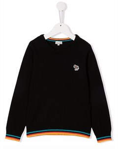 Джемпер с нашивкой логотипом Paul smith junior