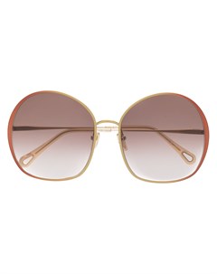 Солнцезащитные очки в массивной оправе Chloé eyewear