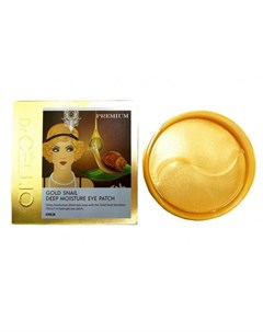 Гидрогелевые патчи для глаз с золотом gold snail deep moisture eye patch Dr.cellio