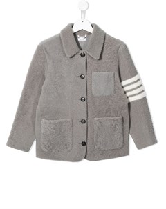 Приталенный пиджак на пуговицах Thom browne kids