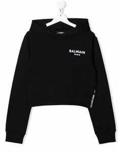 Худи с логотипом Balmain kids