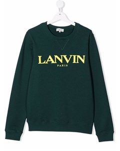 Толстовка с вышитым логотипом Lanvin enfant