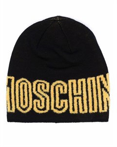 Шапка бини с логотипом Moschino