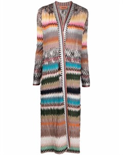 Удлиненный кардиган с узором зигзаг Missoni