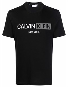 Футболка с логотипом Calvin klein