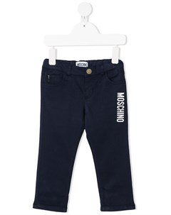 Джинсы с логотипом Moschino kids