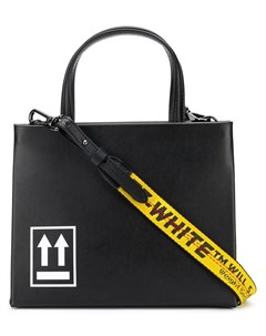 Маленькая сумка тоут Box Off-white