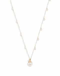 Колье Pearl Dangle из желтого золота с жемчугом Poppy finch