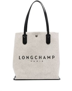Сумка тоут из канваса с логотипом Longchamp