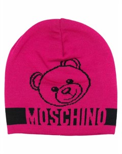 Шапка бини с логотипом Moschino