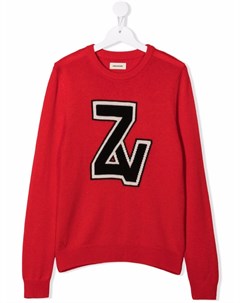 Джемпер с логотипом Zadig & voltaire kids