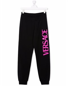 Спортивные брюки с логотипом Versace kids