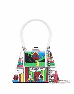 Сумка тоут с принтом Moschino