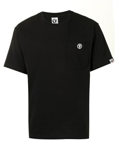 Футболка с карманом и нашивкой логотипом Aape by *a bathing ape®