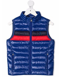 Дутый жилет в стиле колор блок Ralph lauren kids