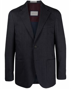 Однобортный пиджак из смесовой шерсти Corneliani