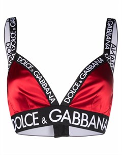 Бюстгальтер с логотипом Dolce&gabbana