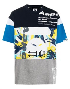 Футболка со вставками Aape by *a bathing ape®