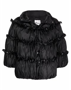 Пуховик с оборками Comme des garçons noir kei ninomiya