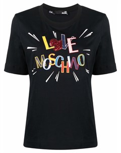 Футболка с логотипом Love moschino