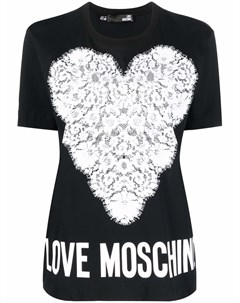 Футболка с графичным принтом Love moschino