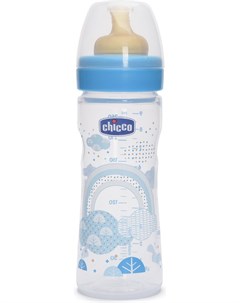 Бутылочка для кормления Well Being Boy с латексной соской 250мл Chicco