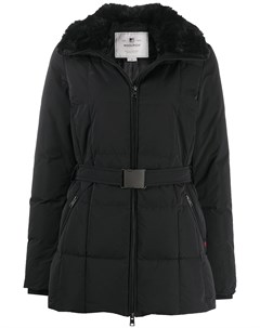 Пуховик с контрастным воротником Woolrich