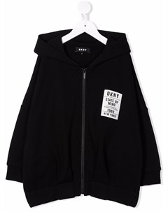 Худи на молнии с графичным принтом Dkny kids