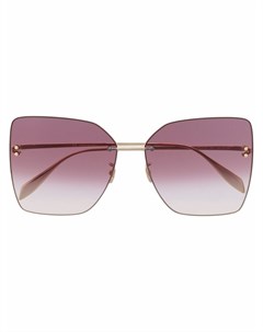 Солнцезащитные очки в массивной оправе Alexander mcqueen eyewear