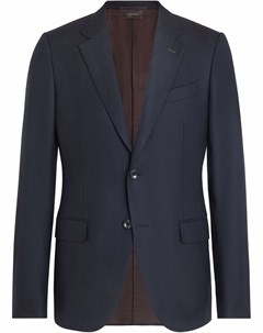 Однобортный пиджак с заостренными лацканами Ermenegildo zegna