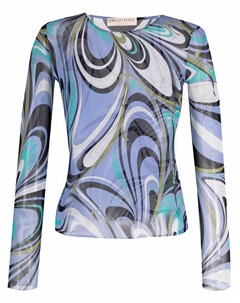 Топ с принтом Onde Emilio pucci