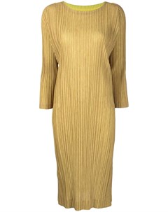 Платье миди Kiwi с плиссировкой Pleats please issey miyake