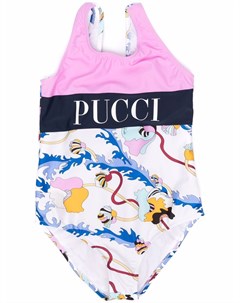 Купальник с логотипом Emilio pucci