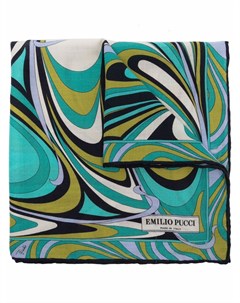 Кашемировый шарф с принтом Nuages Emilio pucci