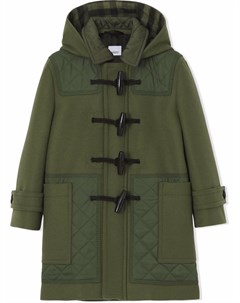 Дафлкот со стеганой вставкой Burberry kids