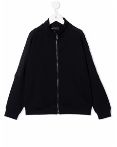 Куртка на молнии с вышитым логотипом Emporio armani kids