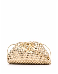 Мини сумка Pouch с эффектом металлик Bottega veneta