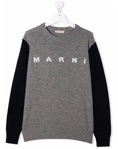 Джемпер в стиле колор блок Marni kids