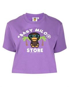 Футболка с логотипом *baby milo® store by *a bathing ape®