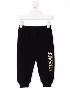 Спортивные брюки с логотипом Versace kids