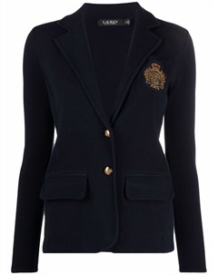 Блейзер с вышитым логотипом Lauren ralph lauren