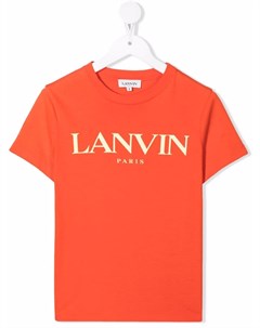 Футболка с логотипом Lanvin enfant