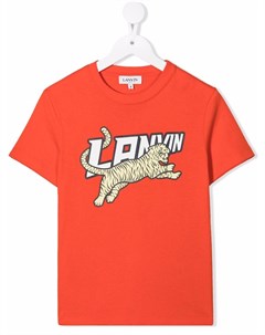 Футболка с логотипом Lanvin enfant