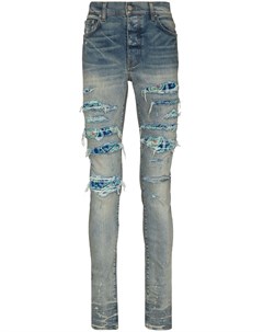 Джинсы скинни PJ Trasher с эффектом потертости Amiri