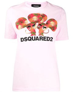 Футболка с принтом Dsquared2