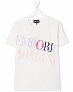 Футболка с логотипом Emporio armani kids